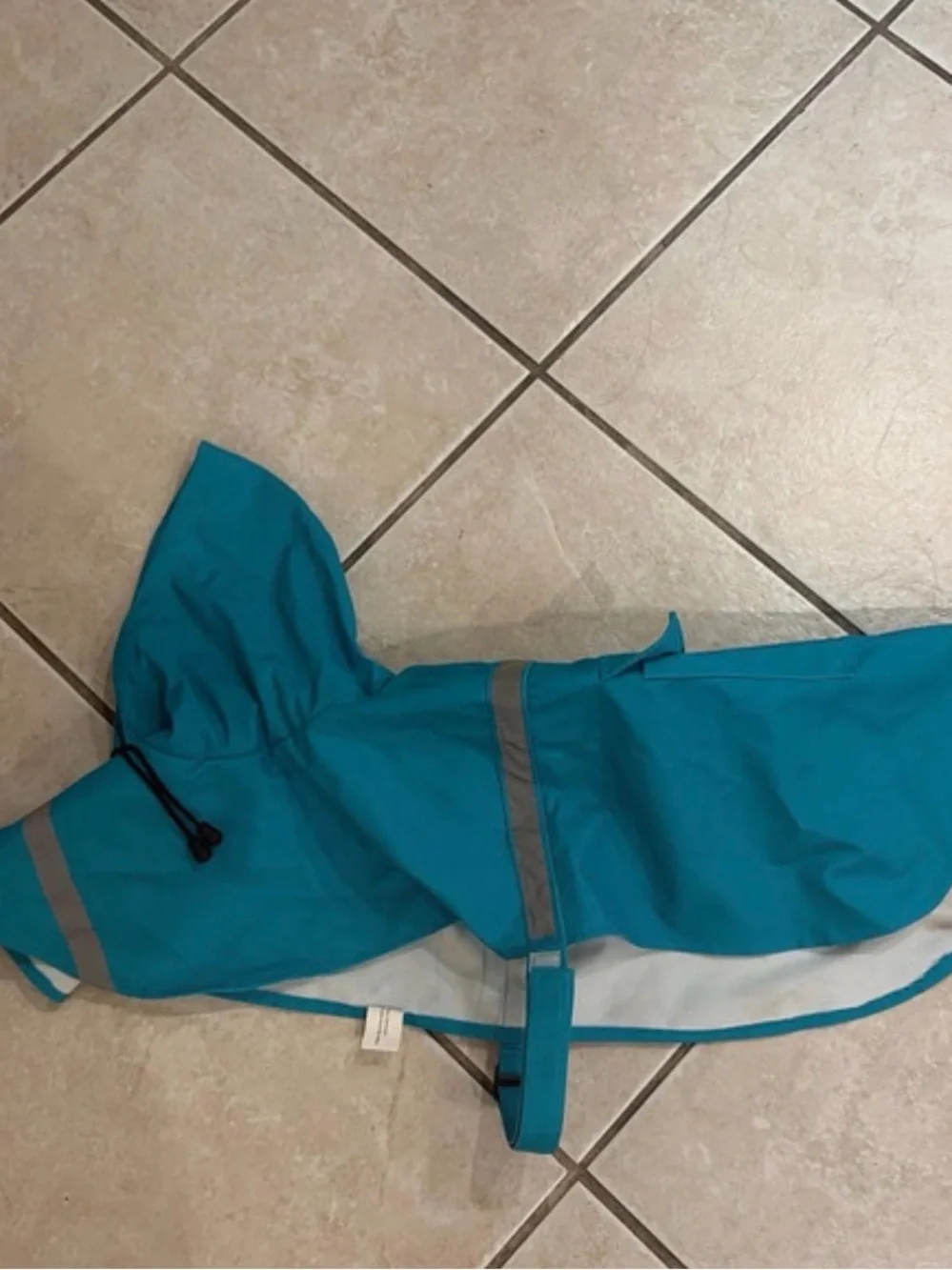 Blue Dog Raincoat Size L Fits 30-55lb dogs